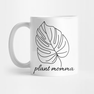 Garden Momma Indoor Plant Monstera Leaf Mug